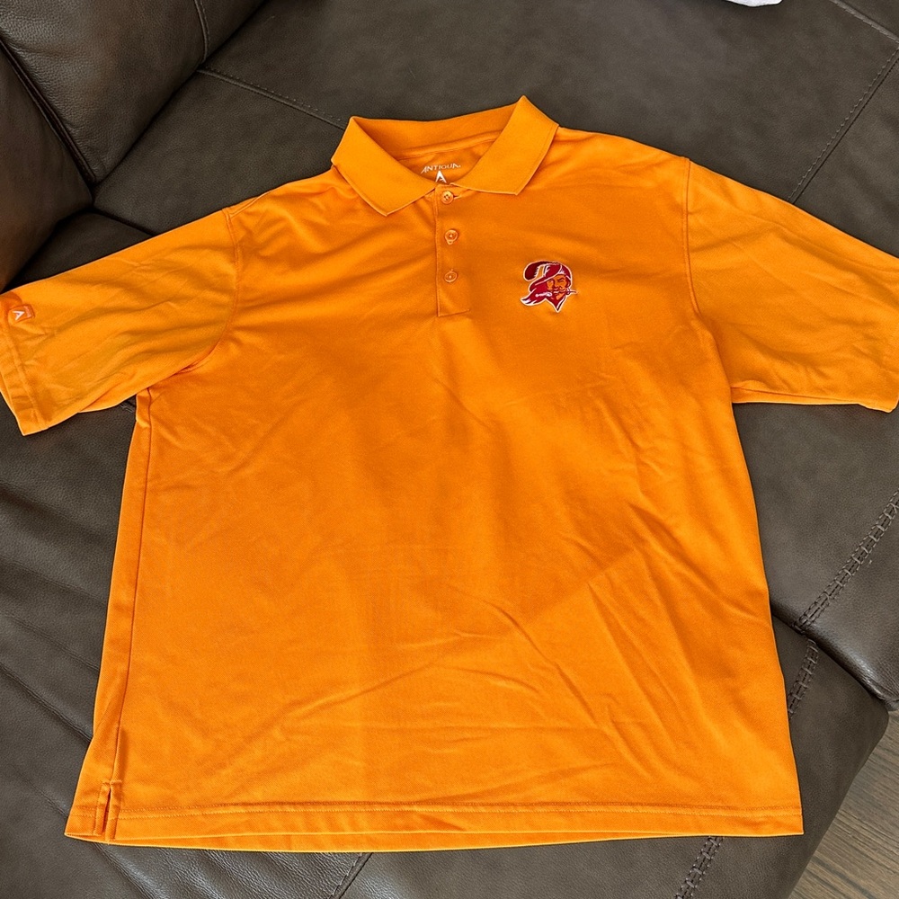 Creamsicle Orange Tampa Bay Buccaneers Throwback Logo Polo